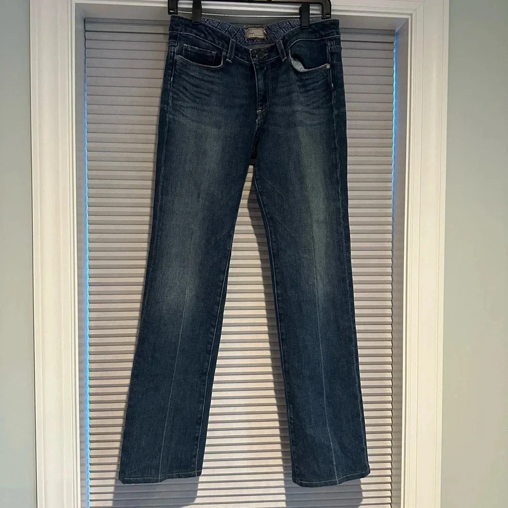 PAIGE Women's Straight Leg Jeans - Indigo